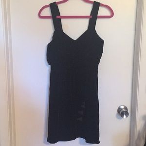 Express Black Velvet Dress Sz 6